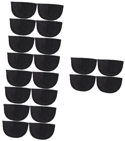 NUOBESTY 10 Paar Schulterpolster aus Schwamm Kleidung Schulterpolster Heizkissen für den Nacken BHS Gut Schulter-Push-up-Pads Kleid Schulterpolster unsichtbar Fußball Booster Schwammmatte
