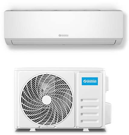 Olimpia Splendid OS-C/SEMLH24EI - Mystral E Inverter 24, Climatizzatore Fisso Gas R32, 24.000 btu/h, Classe di efficienza energetica A++/A+, Wi-Fi integrato, Sterilizzazione a 56°C