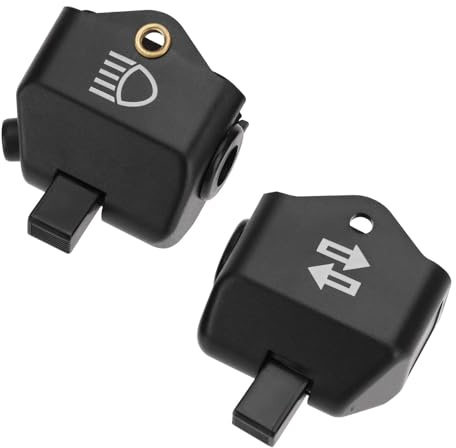 Be In Your Mind 1 Set Motorrad Schalter Licht Blinker Kit Kompatibel mit Simson S50 S51 KR51 Schwalbe Star Sparrowhawk Habicht 40,1 x 44,8 mm 40,1 x 46,1 mm