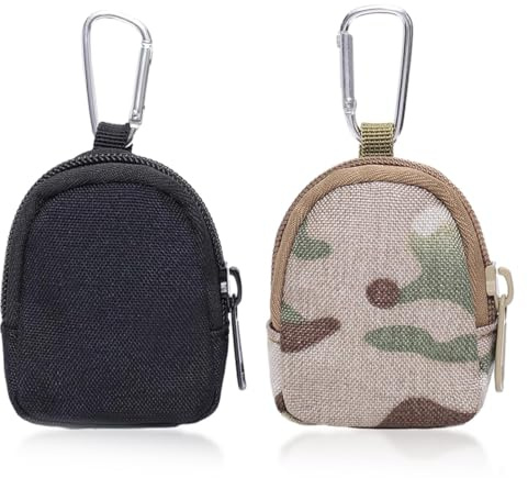 NOPKESV 2 pezzi Porta premietti per Cani Borsa per Dolcetti Portatile per Addestramento del Cane con Moschettone Accessori (Piccola)