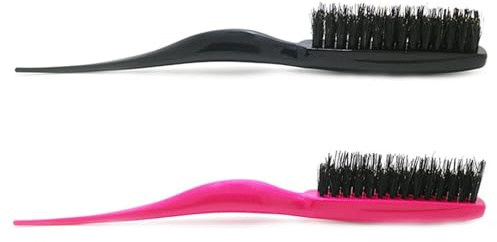 Haarbürste, Wildschweinborsten Bürste,Perfekte Haarpracht mit der Wildschweinborsten-Haarbürste – Experten-Stylingwerkzeug für Sleek Look, Bun & Zopf