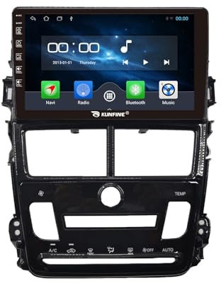 Car CarPlay Android Auto Navigazione Stereo GPS Radiocamera retromarcia Display 9 IPS Schermo tattile Headunit Tablet Pad Lettore multimediale Per Toyota Vios Yaris 2018-2021 RHD AT AC, 4 Core 2G+64G