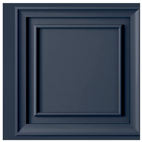 Superfresco Easy Navy Industry Textured Wallpaper | Paste the Wall | Navy Panelled | Eco-Friendly