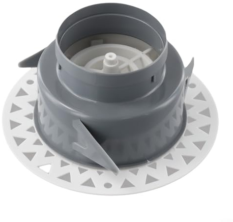 Air Vent Round Ceiling Diffuser Grill Cover for Wall Extractor Fans, Suitable for Ventilation in Bathrooms, Kitchens, and Other Rooms (75mm)