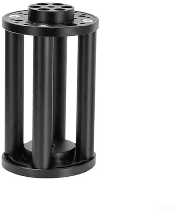 Para EQ3 EQ5 EQ5 Ecuatorial Tripode Booster Sección Telescopio Extensión Columna Aleación de Aluminio Para Observación Astronómica Diseño Ligero (200mm Negro)