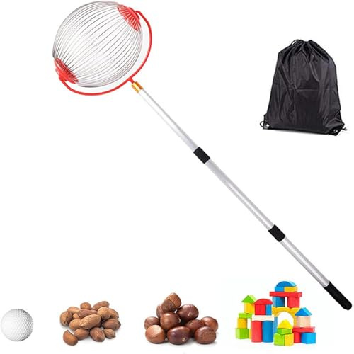 Generisch Walnuss Sammler, Nusssammler Rollsammler,Eichelsammler Garten,Nusssammler Tragbarer Eichelpflücker Obermaterial, Zum Sammeln Von Walnüssen, Eicheln, Hickorynüssen, Verstellbares