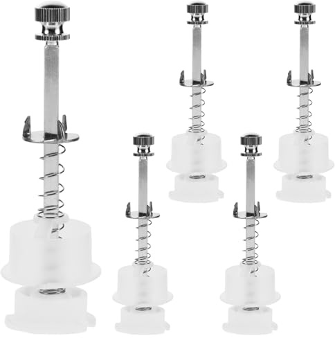 Lurrose 5pcs Pepper Mill Replacement Rods, Grinder Core Mechanism Parts for Manual Salt and Pepper Mills, DIY Repair, Aluminium Ceramic, Easy Maintenance, 6 Inch