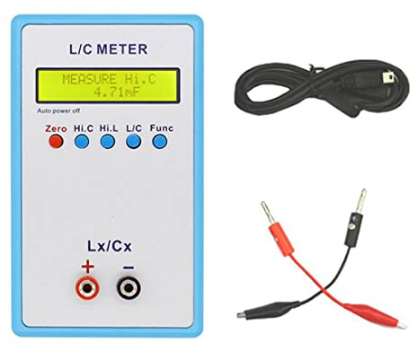Compteur d'inductance de condensateur LC-200A Multimètre numérique L/C Testeur portable avec écran d'affichage Compteur de condensateur, Inductance, Multimètre numérique, L/C