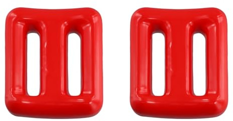 Vjsujehgy 2X Pesi da Immersione per Immersioni Subacquee Cintura con Pesi Pesi da Immersione in Rivestiti Pesi da Immersione Rivestiti, Pesi da Cintura da Immersione 1500 G Rosso