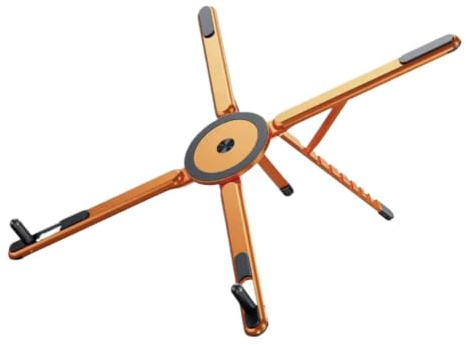 Laptop Riser - 3 i 1 magnetiskt fällbart stativ Aluminiumlegering justerbar vinkelhållare | Stöd för flera enheter för bärbar telefon Tablet Office Desk Travel Workstation