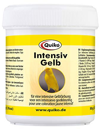 Quiko Intensive Gul 100g - Tillskottsfoder för prydnadsfåglar med gul faktor