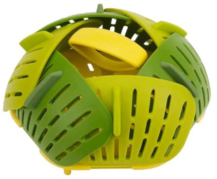 Joseph Joseph Bloom Cesta Vaporera Plegable para Verduras, almacenamiento compacto - Verde