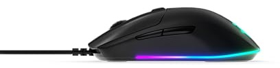 SteelSeries Rival 3 Mouse da Gioco, Sensore Ottico Truemove Core da 8.500 Cpi, 6 Tasti Programmabili, Tasti Split Trigger, PC, Cablata, Nero