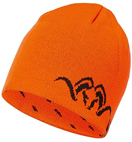 Blaser Wendbare Beanie Argali - Kappe für die Jagd - Jagdmütze One Size - Bequeme Mütze für Jäger, Farbe:Orange