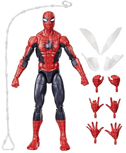 Spider-Man-Man-Man Marvel Legends Series The Amazing – Retro Marvel Comics 15 cm Action-Figur, Sammlerfigur mit 11 Zubehörteilen, Spielzeug ab 4 Jahren