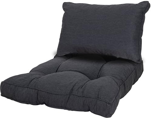 Sun Garden 50318-701 Universal Loungekissen Set ca. 46x70 cm + 70x70 cm anthrazit