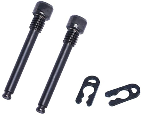 GRABAGECAN Bike Hydraulic Disc Brake Pad Bolts 4mm Alloy Pin Insert Caliper Screw Replacement Cycling Bolts Bike Accessory