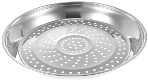 UTHCLO Vaporera De Acero Inoxidable Inserto Para Cocción Al Vapor Para Cocinar Dumplings y Verduras Accesorio De Cocina Saludable y Resistente