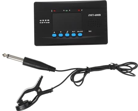 Professionelles Guzheng Stimmgerät Jmt-600b mit Metronom | 1 Satz, Schwarz, Abs und Metall, Lcd Anzeige, Tragbar für Guzheng Spielen