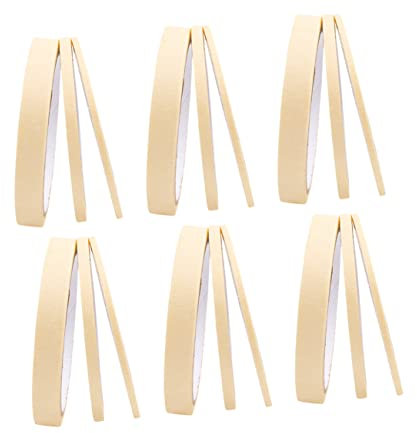 UKCOCO Nail Art Masking Tape Set 18 Rolls 3mm 5mm 12mm Portable Sticky Tape for Precise Polish Application Nail Care Manicure Tool