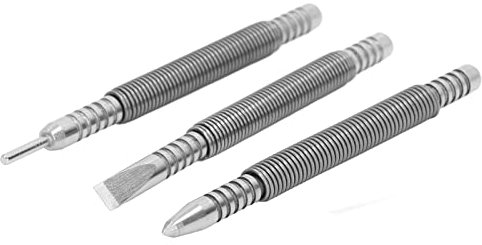 Yechiry Ensemble d'ongles chargé à Ressort, 3 PCS en Acier en Carbone en Acier à Ressort à à Base d'outil de Retrait avec un Choc 3500 Psi pour le Bois, le Métal et le Verre
