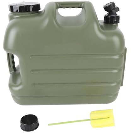 XZXCVN Contenedor de Agua para Camping, Bidón con Grifo, PE Grueso Antigoteo, Gran Capacidad 25L - Flujo Fácil, Resistente y Portátil para Aire Libre y Coche (25L)