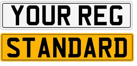 PremiumPlates Acrylic/Legal/MOT/Number Plate Pair/Front/Rear | Car | Lorries | Truck Automotive