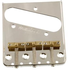 Wilkinson Vintage Bridge Tele Staggered Saddle Nickel Allparts TB-5129-001