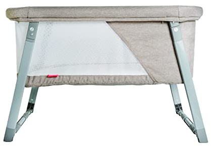 ONNA - Vitae - Minicuna de viaje plegable para bebé con colchón - Travel cot - Modo balancín y estático, 34x87x59 cm, Color beige.