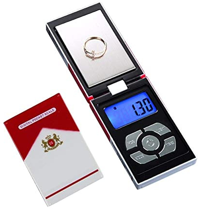 0.01g Präzisions-Taschenwaage, 200g Digitalwaage USB-Ladefunktion, LCD-Display, tragbar, für Schmuck, Kaffee