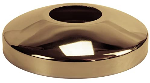 32mm Gold Finished Steel Hole Collar Rose Sink Basin Drain Waste Trap Cover