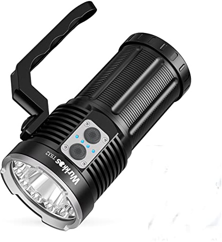 Wurkkos TS32 13000lm LED Taschenlampe, IPX8, USB-C, Dual-Schalter | 12x 519A und 1x SFT40 LEDs, abnehmbarer Griff, für professionelle Suche und Jagen