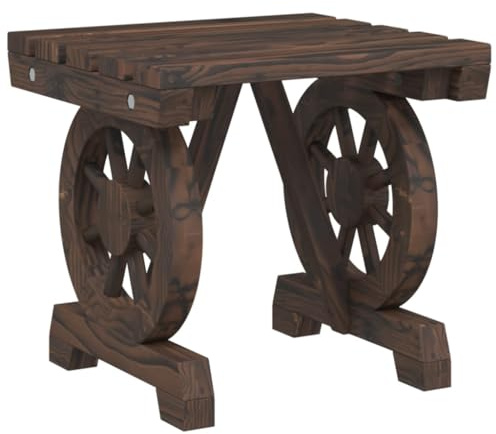 vidaXL Garten-Fußhocker 40x36,5x38,5 cm Massivholz Tanne