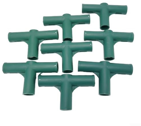 Gewächshaus-Halterungsverbinder, Gewächshaus-Blumenzimmerverbinder, Gewächshaus-Halterung, Zubehörgelenk für 19 mm PVC- oder Metallrohre (Nr. 3), 19 mm