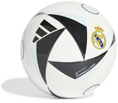 Adidas Real Madrid Home IX4020 - Mini palla da calcio, unisex, colore: Bianco
