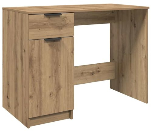 vidaXL Schreibtisch Artisan-Eiche 100x50x75 cm Holzwerkstoff
