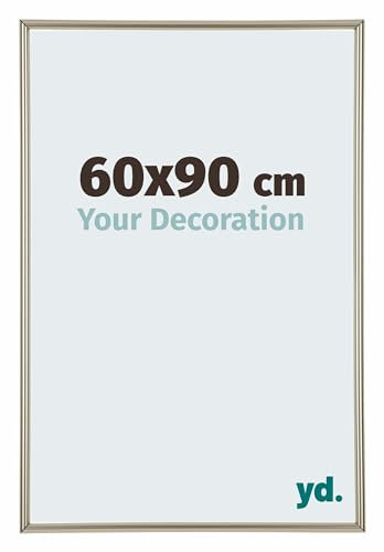 yd. Your Decoration - Puzzlerahmen 60x90 cm - Champagner - Puzzlerahmen 1500-2000 Teile - Kunststoff Bilderrahmen - Annecy