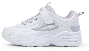 Fila Skye V Kids - Sneaker da Bambino, Taglia 31 EU, Bianco Iridescente, 31 EU
