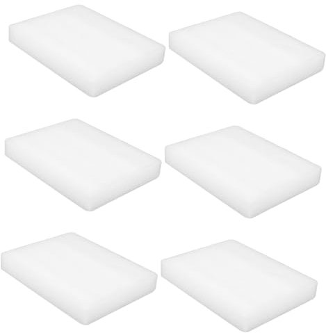 KONTONTY 6stücke Teiliges Filzarbeitsplatz Weiße Schafwolle Dicke Nadelschutz Filzunterlage Für Trockenfilzen Wiederverwendbare Filzpads Für DIY Nadelfilzarbeiten