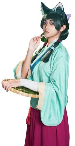 FCCAM Maomao Costume de cosplay The Apothecary Diaries pour cosplay, tenue d'anime, pour femme, robe en chanvre, taille XL