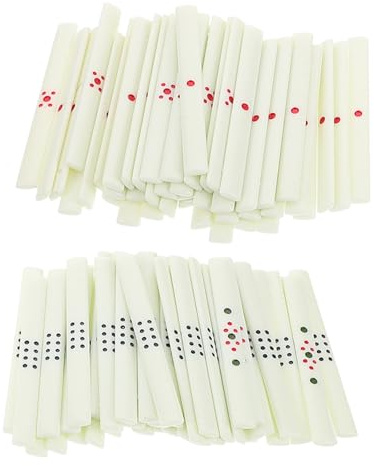 ifundom Juego de Mesa de Fichas 88 Palos de Puntuación de Plástico Beige, Accesorios para Salas de Juegos y Eventos, Rendimiento Fiable