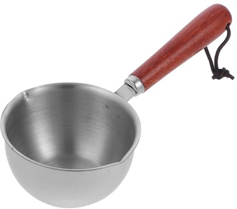 Cabilock Cazo De Leche Inoxidable 304 Antiadherente Pequeño Olla para Sartén para Fideos