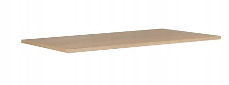 RODAN Waschtischplatte 120 cm | Feuchtigkeitsbeständig, Ideal für Aufsatzwaschbecken, Helle Eiche Matt Laminierte Platte mit ABS-Kanten