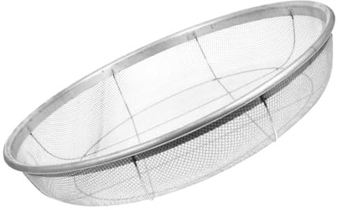 BESPORTBLE Tamis À Terre À Mailles Fines De 3 Mm – Tamis De Jardin en Fer Robuste pour Terre Sable Compost Céréales (42 Cm X 42 Cm Poignée Ergonomique)