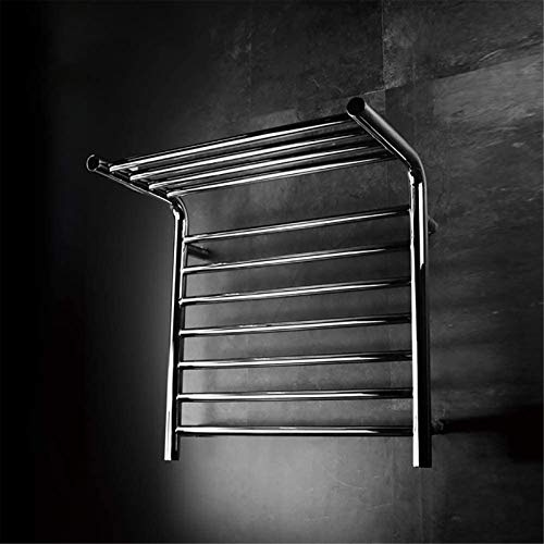 Bathroom Wall Heater Towel Warmer,Electric Towel Warmer, Towel Warmer Mirror Polished Stainless Steel Wall Mount Energy Saving Lavatory Bath Towel Dryer Home Bathroom Accessories (Concealedwiring)