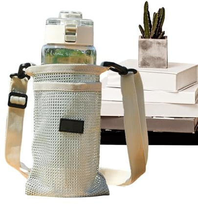 kinrguiyuez Wasserflaschen Halter Tasche, Tragebeutel Für Trinkflaschen, Verstellbarer Schnurhalter Für Fitness Camping Wandern Schule Reise
