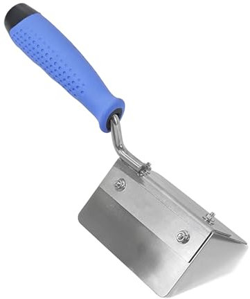 Set professionale di spatole angolari interne ed esterne per angoli retti in progetti di costruzione, robusta precisione in acciaio inossidabile per angoli più lisci