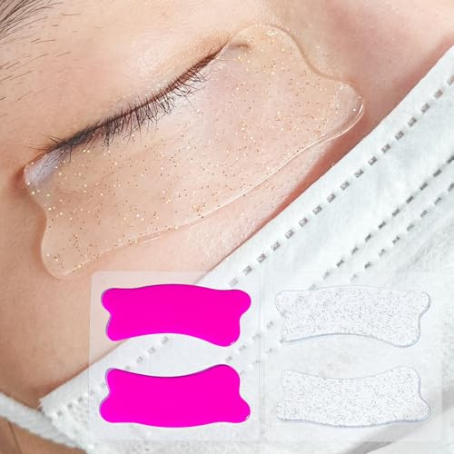 PERMANIA Wimpernlifting Pads Selbstklebend, Ultradünn Wimpernlifting Patches für Lash Lifting, Multifunktional Geeignet für das Weichmachen, Färben und Wimpernverlängerung
