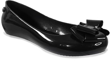 Ladies Flat Peeptoe Casual Office Work Formal Womens Jelly Bow Slip ON Shoes Loafers Ballets Pumps Black UK 2