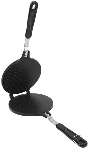 Stylebest Äggrulle presspanna non-stick aluminium tortillapress för enkel matlagning 15 cm idealisk för tortillor och pannkakor (glansig stil)